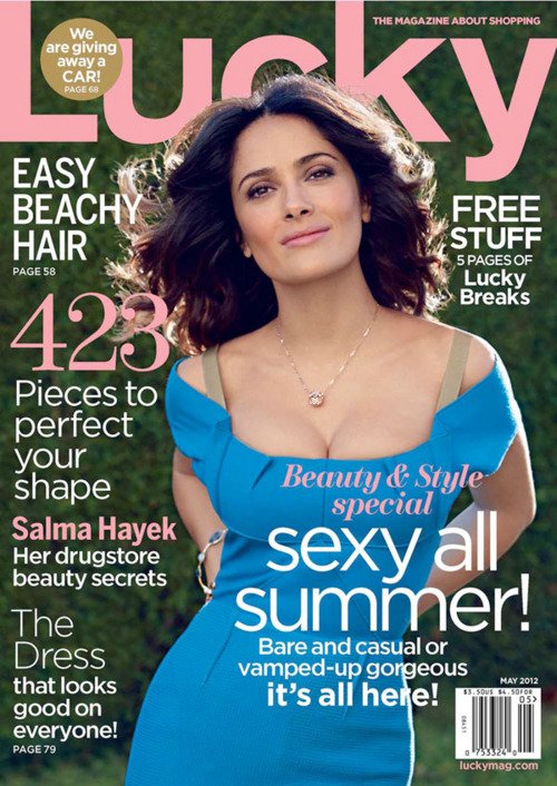 salma hayek - lucky mag salma hayek - lucky mag