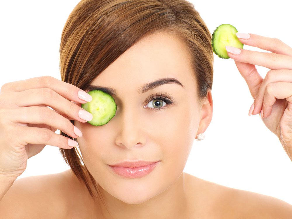 ditch the cucumbers for eye bags