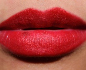Beautiful Smile, Lips Enhanced, Mac Ruby Woo