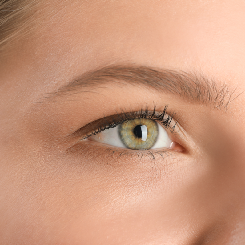 eyebrows drop with age
